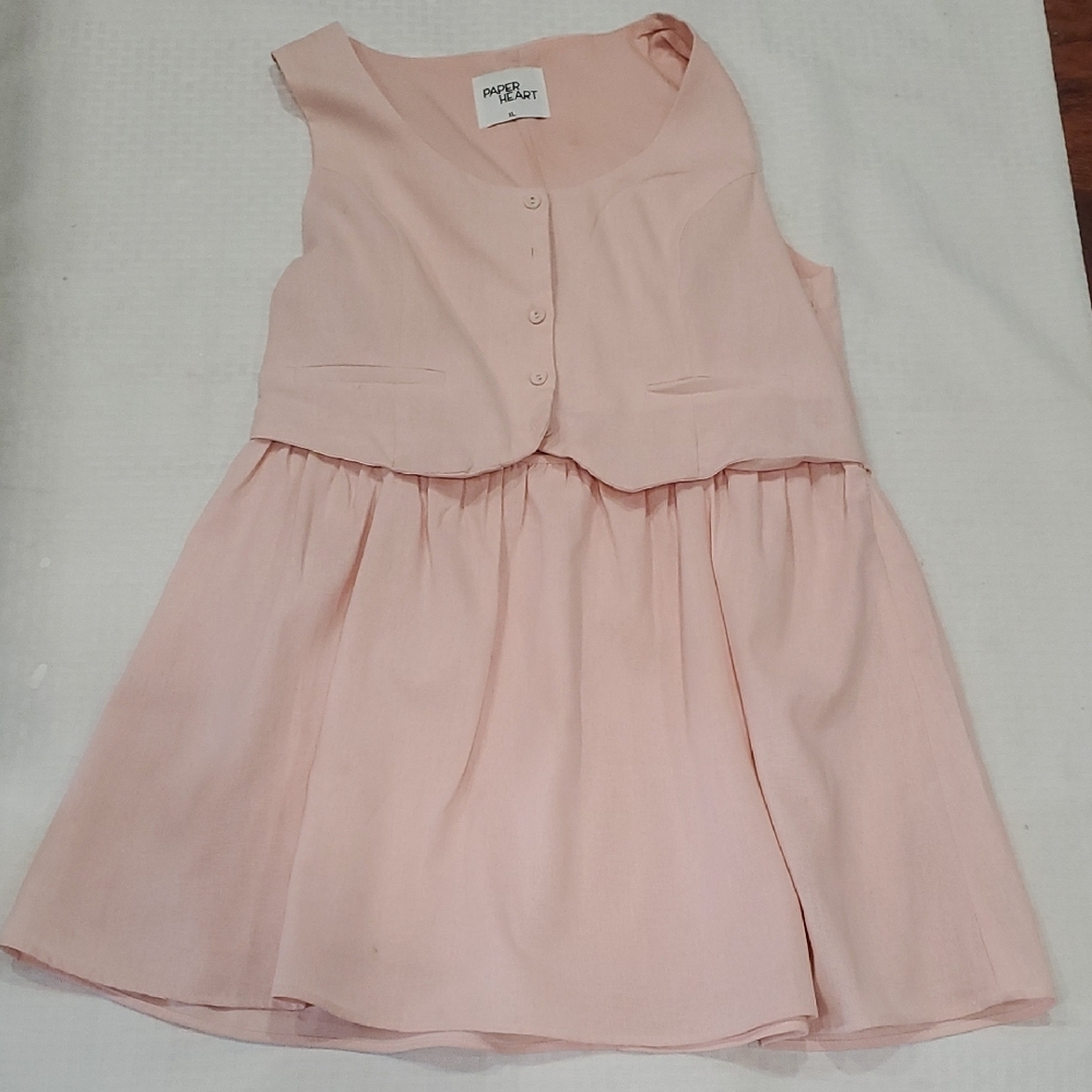 Paper Heart Pink Dress Size XL - Picture 10 of 15
